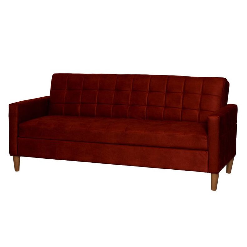 FUTON GENOVA  CUERO KENTUCKY ROJO-1
