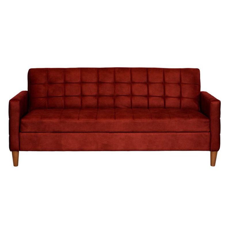 FUTON GENOVA  CUERO KENTUCKY ROJO-0