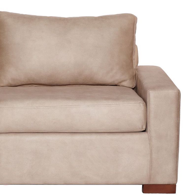 Sofa Cama Livorno 2Pl Cuero Kentucky Beige-3