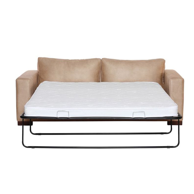 Sofa Cama Livorno 2Pl Cuero Kentucky Beige-2
