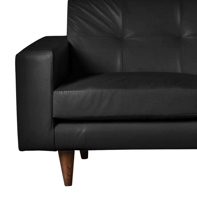 SOFA CHAISELONG DER SALERNO PU NEGRO-2