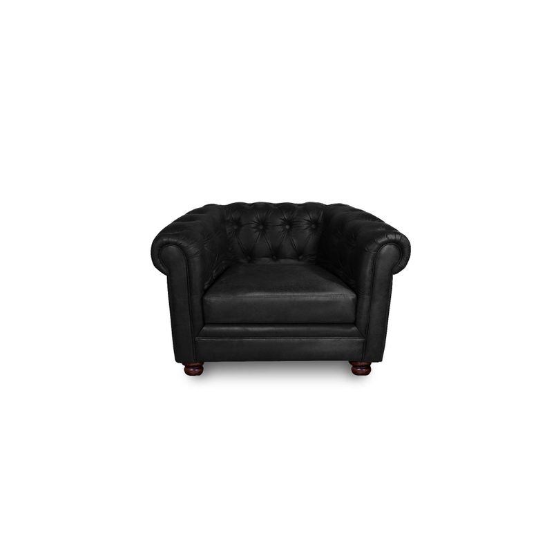 SOFA FLORENCIA 1C CUERO COLORADO NEGRO-0