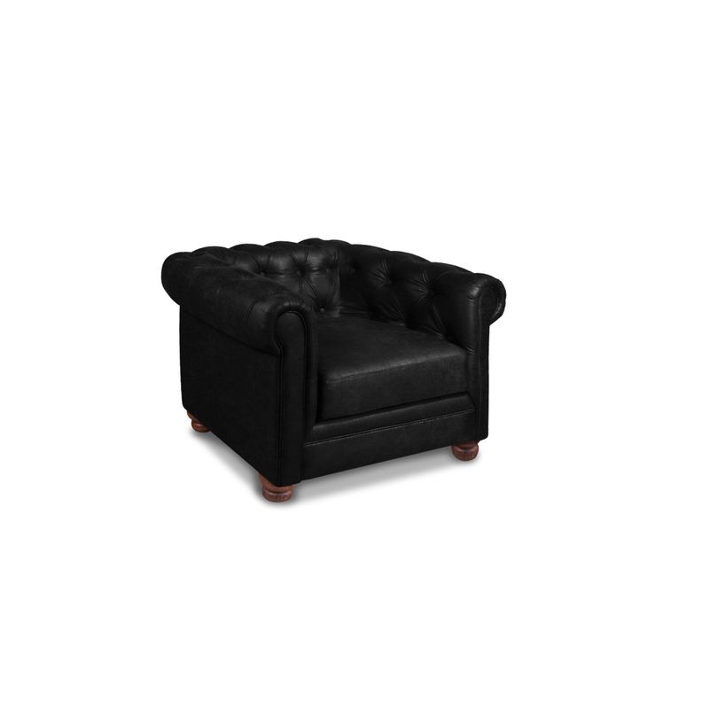 SOFA FLORENCIA 1C CUERO COLORADO NEGRO-2