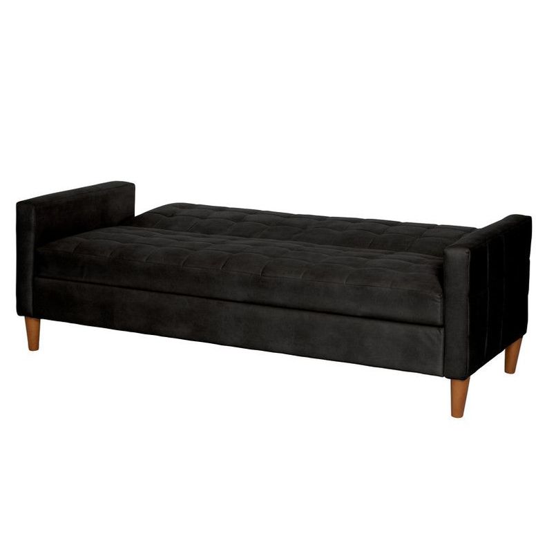 FUTON GENOVA  CUERO KENTUCKY NEGRO-3