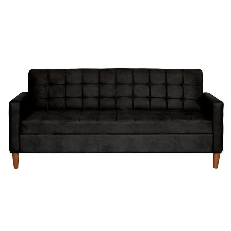 FUTON GENOVA  CUERO KENTUCKY NEGRO-0
