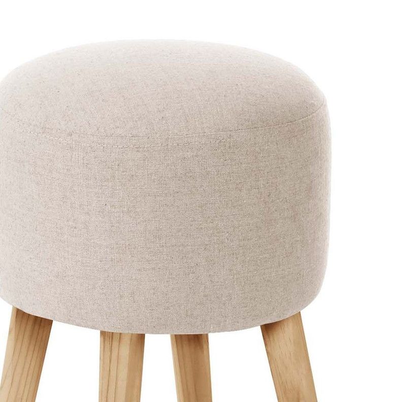 Pouf Nantes Lino Blanco-1