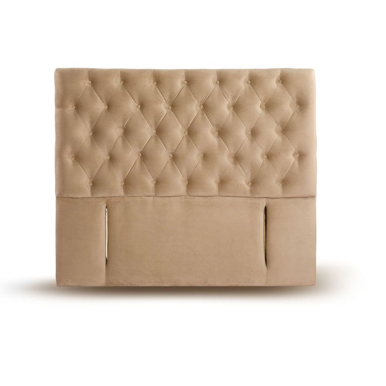 RESPALDO FLORENCIA TELA BEIGE KING