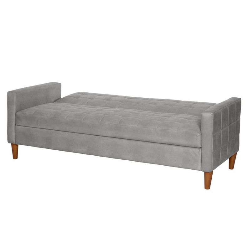 FUTON GENOVA  CUERO KENTUCKY GRIS-3