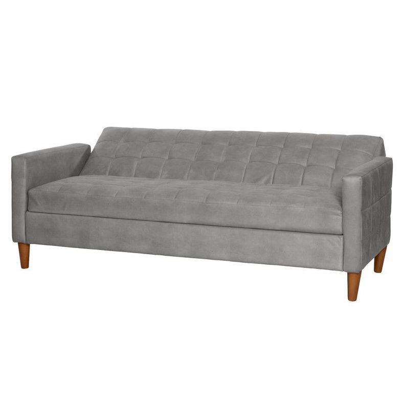 FUTON GENOVA  CUERO KENTUCKY GRIS-2