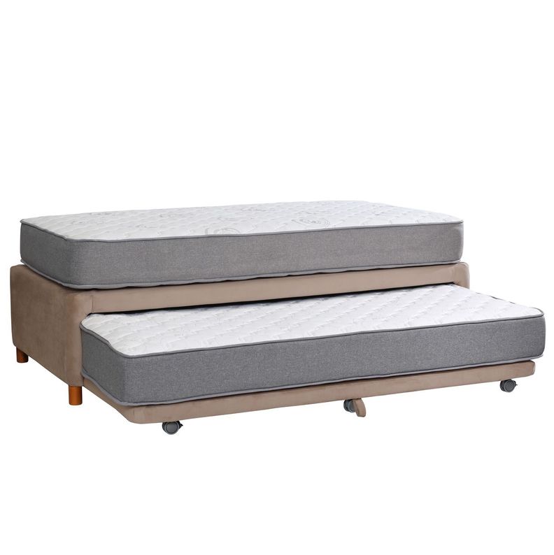 CAMA NIDO ZEN BEST TELA BEIGE 1 1/2 PZA-1