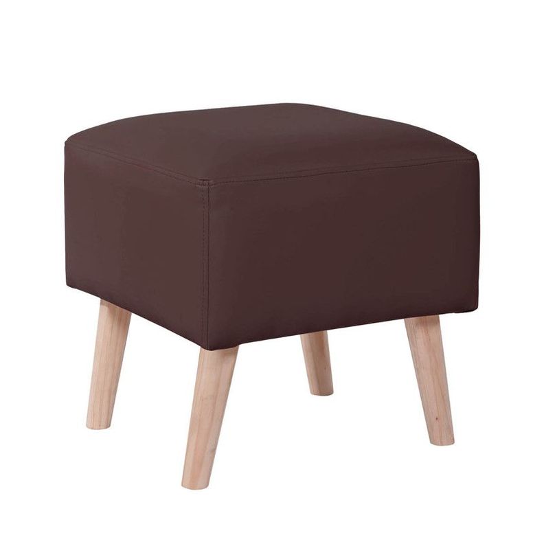 Pouf Burdeos Pu Chocolate-0