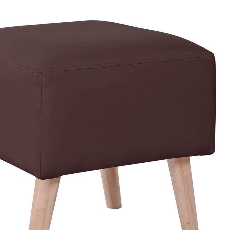 Pouf Burdeos Pu Chocolate-1