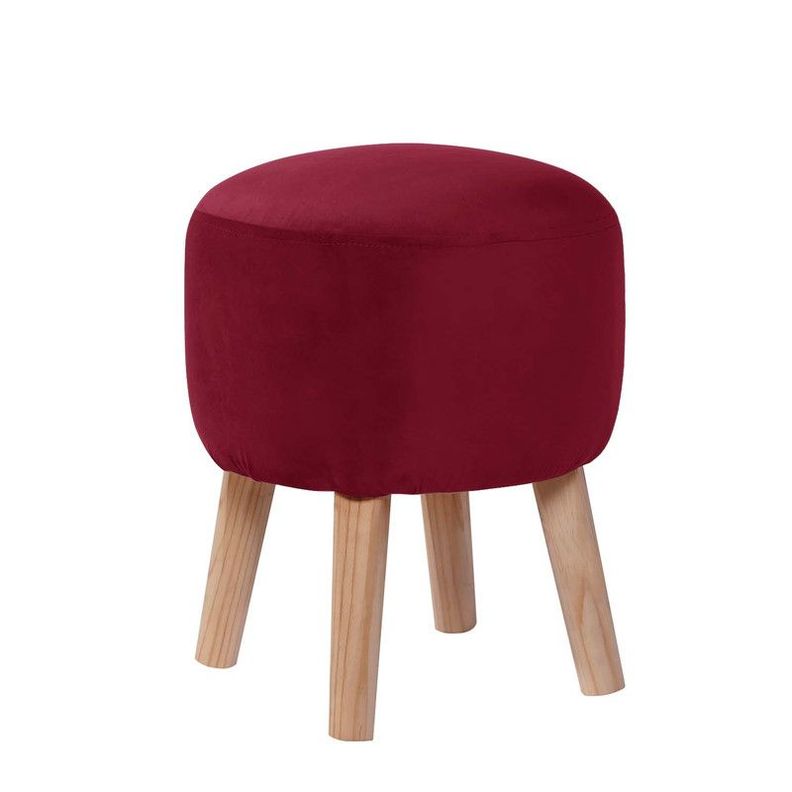 Pouf Nantes Tela Velvet Burdeo-0