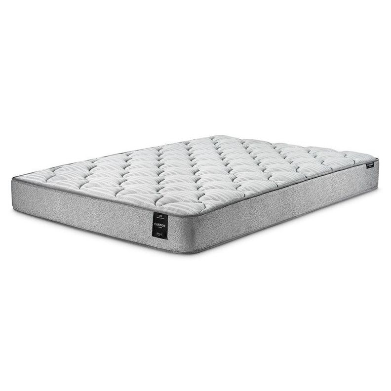 Combo Cama Cannon 2 Plazas Textil + Respaldo Tela Rosa-6