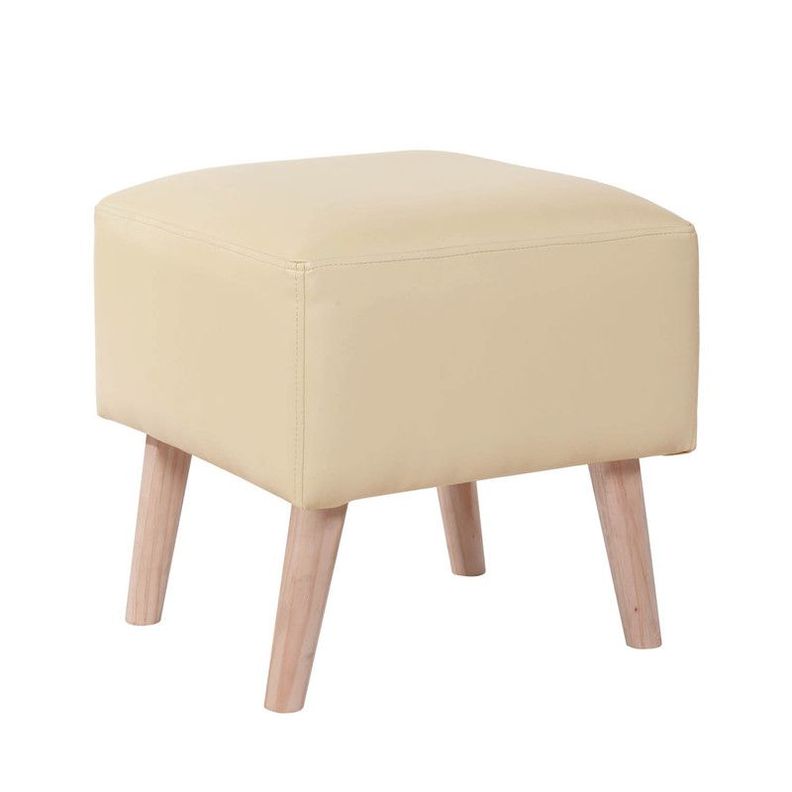 Pouf Burdeos Pu Beige-0