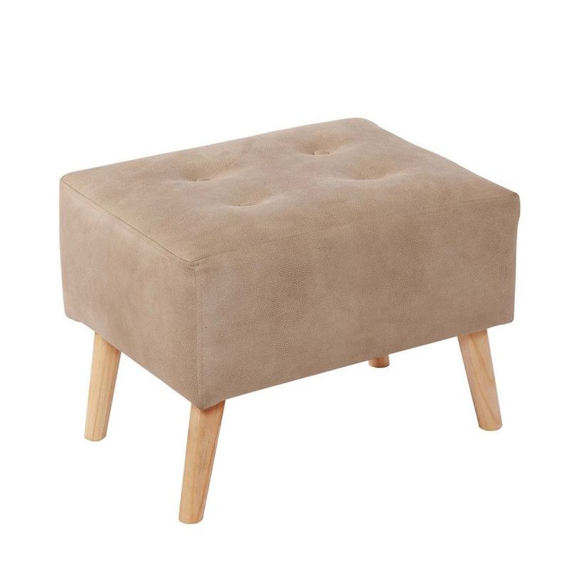 Pouf Niza  Cuero Kentucky Beige-0