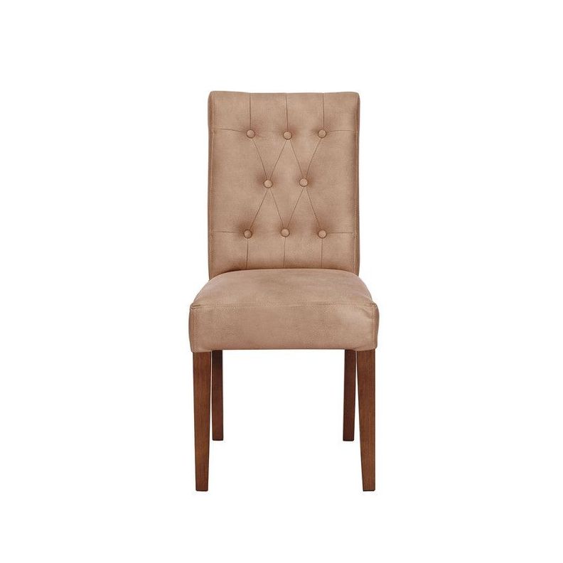 Juego De Comedor Alicante 6 Sillas Oviedo  Cuero Kentucky  Beige-3