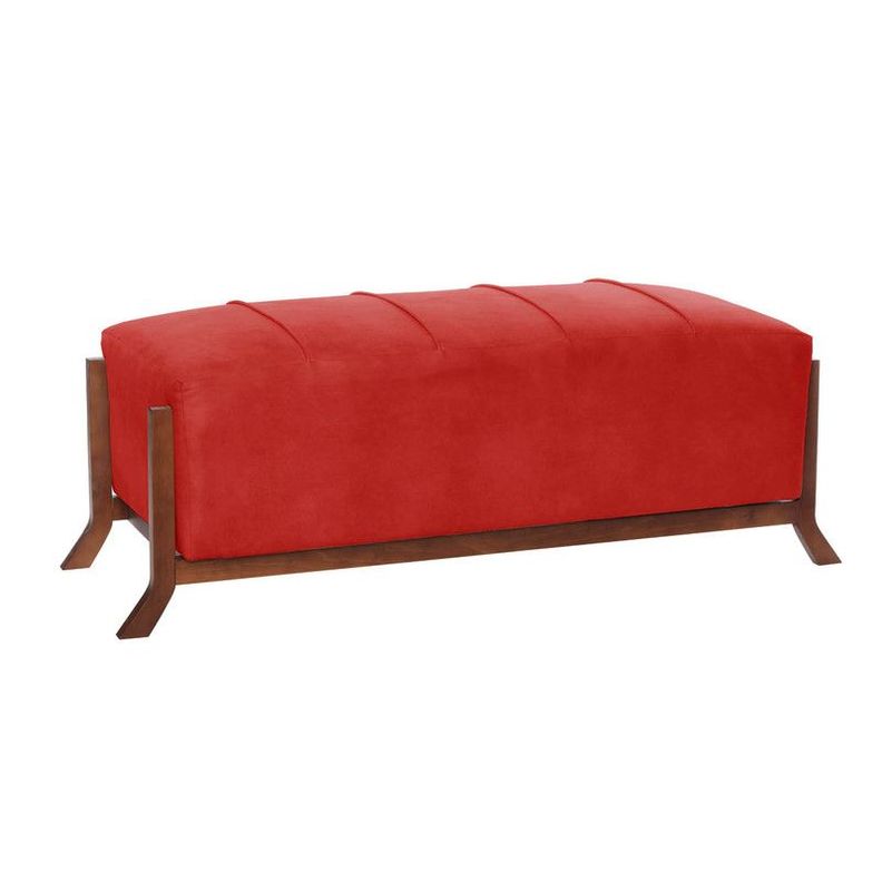 Banqueta Marsella  Cuero Kentucky Rojo-0