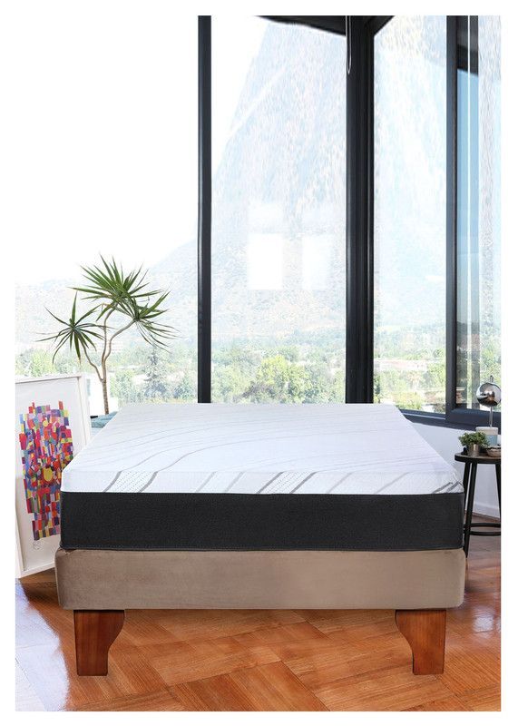 Cama Europea Zen Pro 1.5 Pza Tela Velvet Beige-0