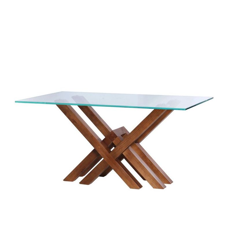 Juego De Comedor Merida 6 Sillas Tenerife  Cuero Kentucky  Beige-1