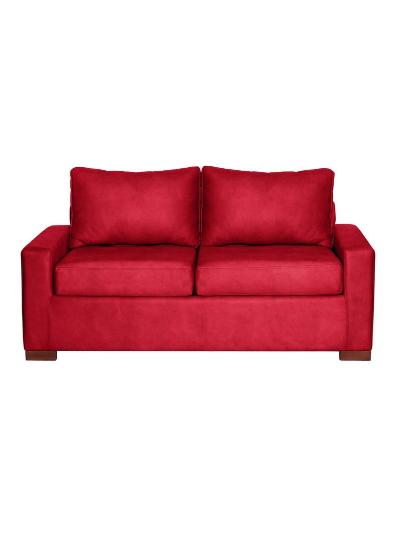 SOFA LIVORNO 2C CUERO KENTUCKY ROJO-0