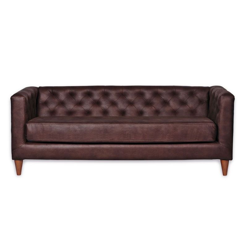 SOFA BRESCIA 3C CUERO KENTUCKY CAFE MORO-0
