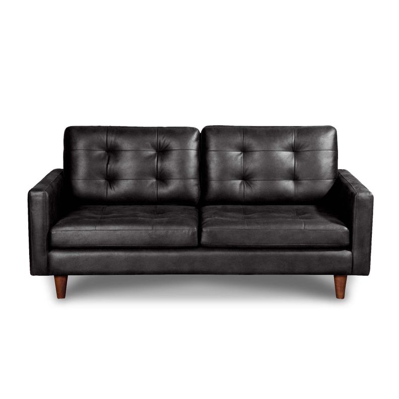SOFA NAPOLES 3C CUERO KENTUCKY NEGRO-0