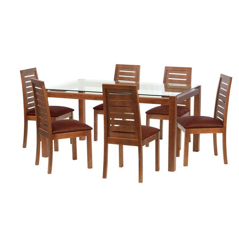 Juego De Comedor Barcelona 1600X1000 S/Tenerife Cuero Cafe Moro-0