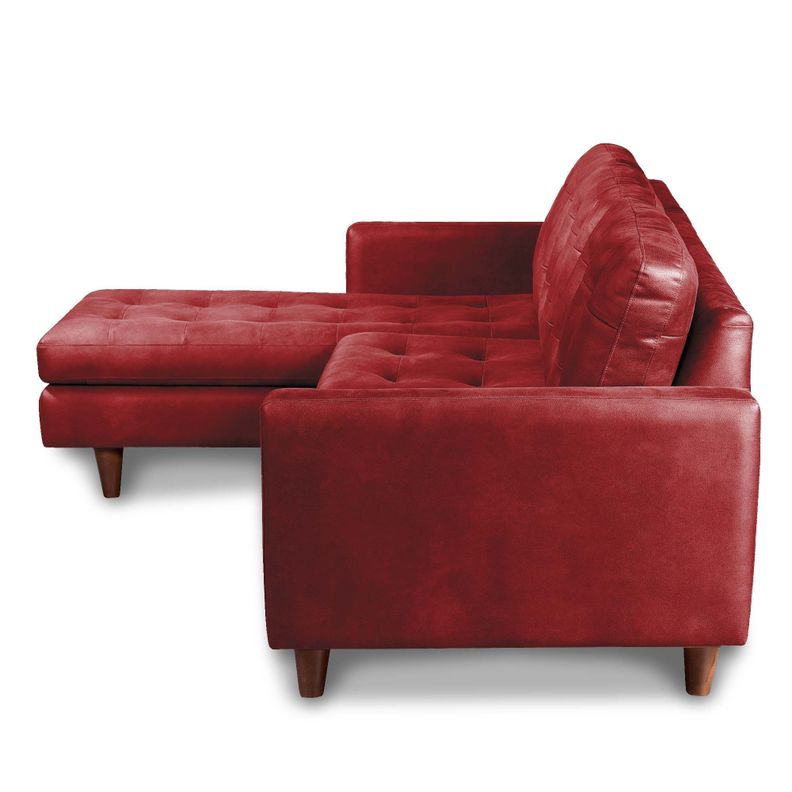 SOFA CHAISELONG IZQ NAPOLES CUERO KETUCKY ROJO-2