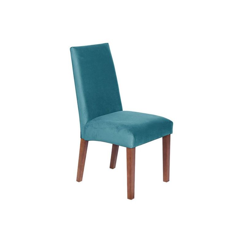 Silla Cadiz  Tela Velvet Turquesa-2