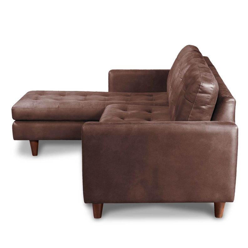 Sofa Seccional Izquierdo Napoles Cuero Kentucky Cafe Moro-2