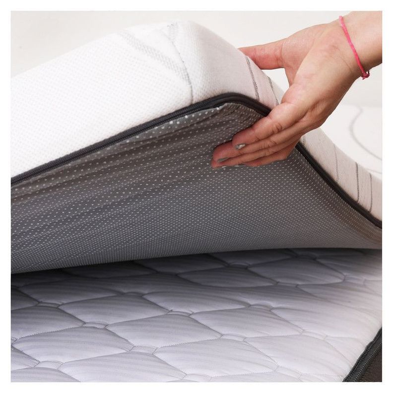 Topper Zen Visco 1 Plaza 90x190x7 cm-1