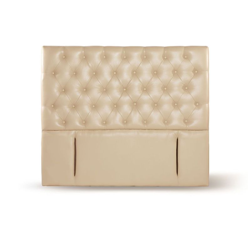 RESPALDO FLORENCIA PU BEIGE KING