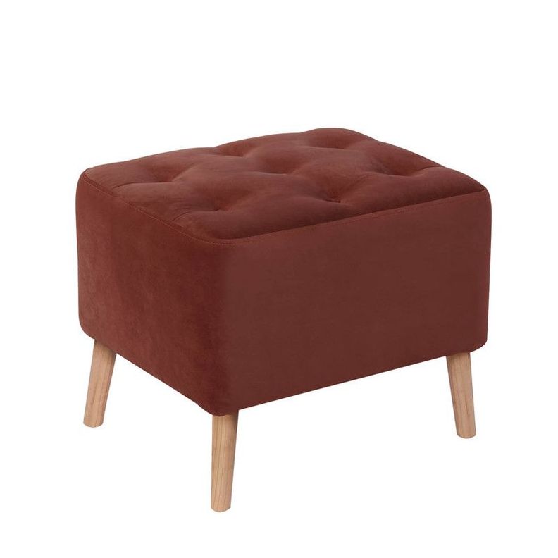 Pouf Lyon  Tela Velvet Chocolate-0