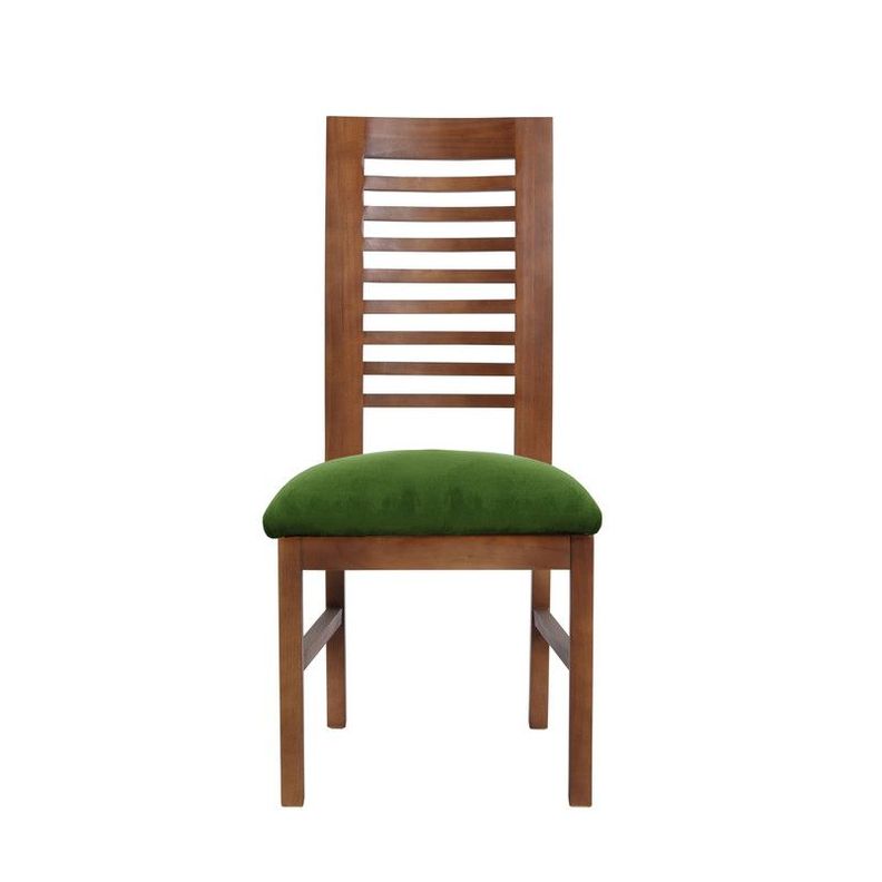 Juego De Comedor Sevilla 2 Sillas Salamanca + 2 Bancas Tela Velvet Verde-3