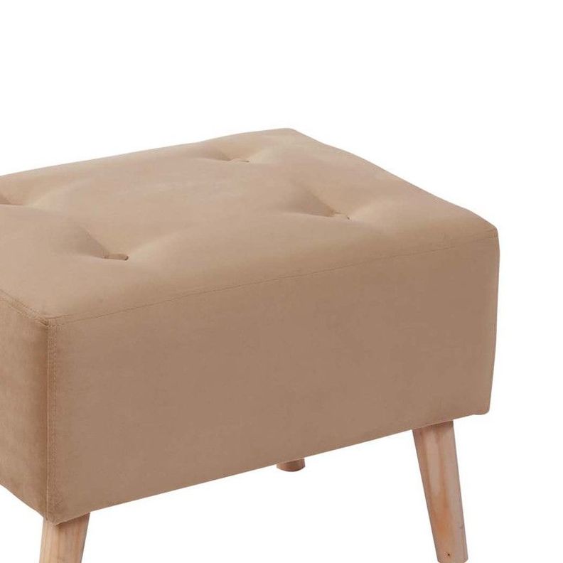 Pouf Niza Tela Velvet Beige-1