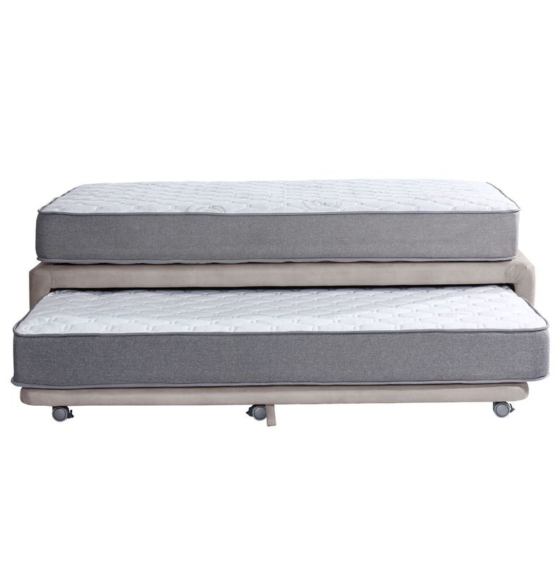 CAMA NIDO ZEN BEST CUERO GRIS 1 1/2 PZA-0