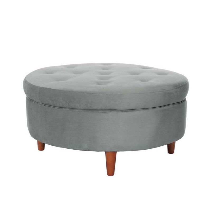 Pouf Paris Tela Velvet Gris-0