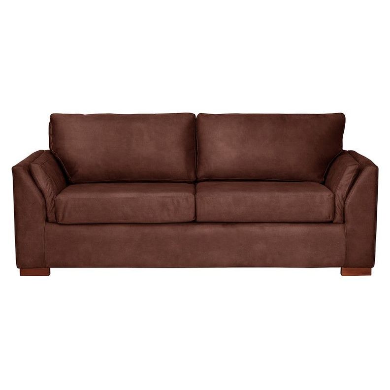 Sofa Cama Milan 2Pl Con Resortes Pocket Cuero Kentucky Café Moro-1