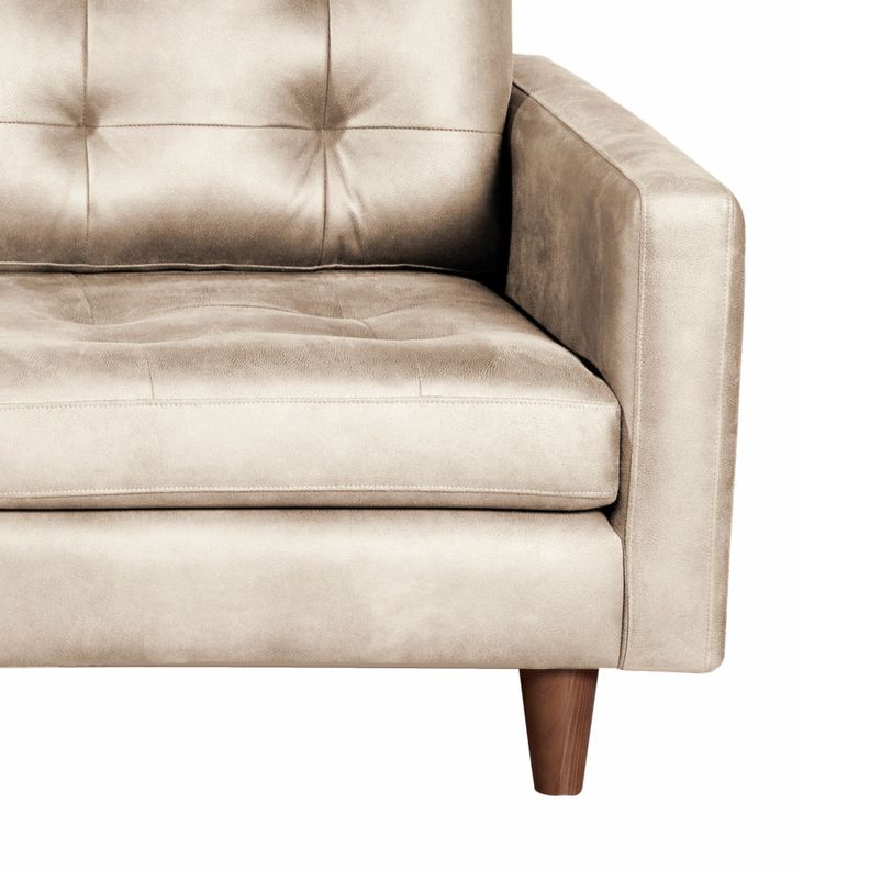 Sofa Seccional Izquierdo Napoles Cuero Kentucky Beige-4