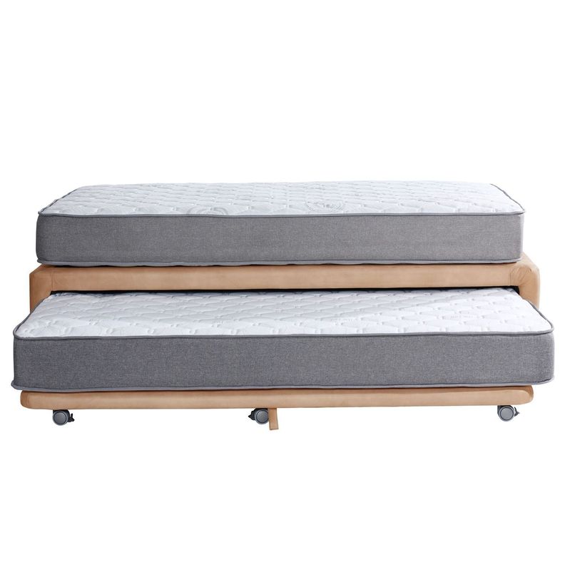CAMA NIDO ZEN BEST CUERO BEIGE 1 1/2 PZA-0