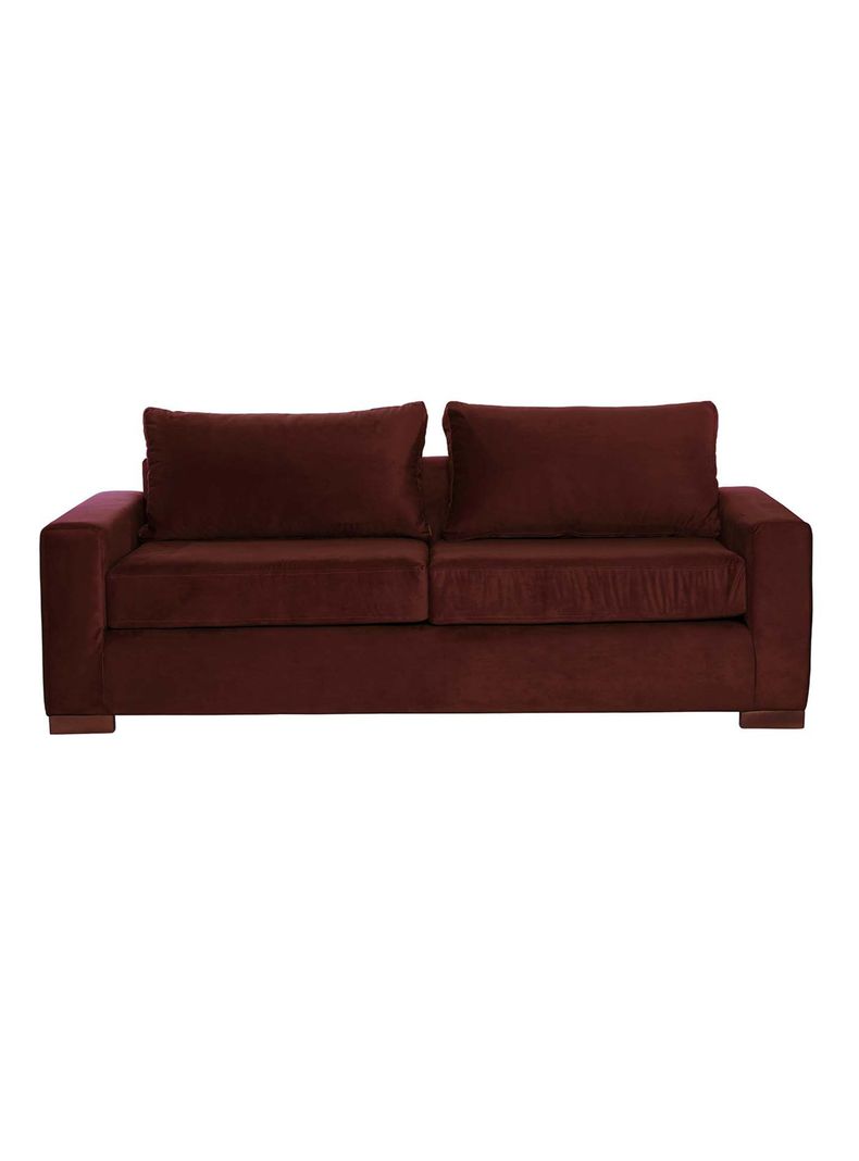 SOFA LIVORNO 3C TELA VELVET CHOCOLATE