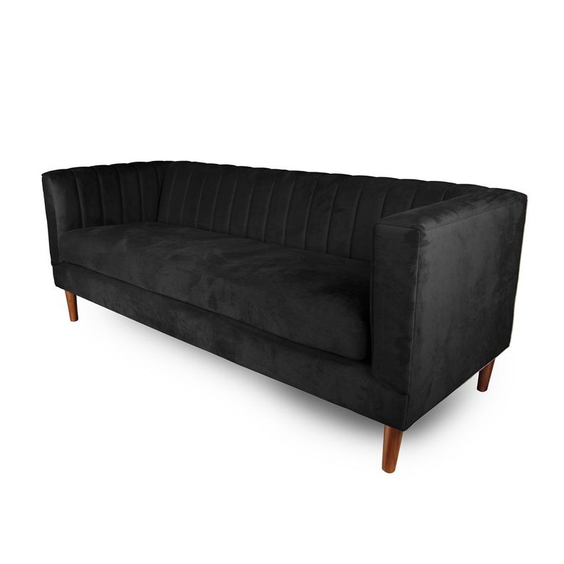 SOFA SORRENTO 2C CUERO KENTUCKY NEGRO-2