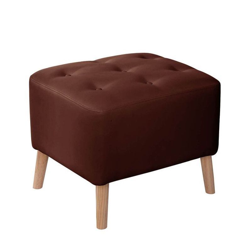 Pouf Lyon Pu Chocolate-0