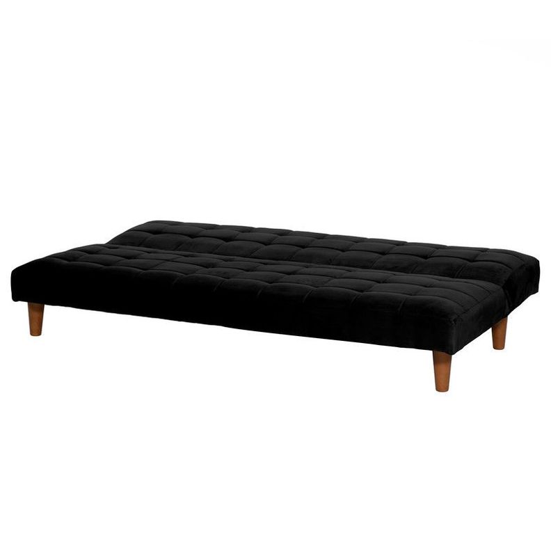 FUTON TURIN  TELA VELVET NEGRO-3