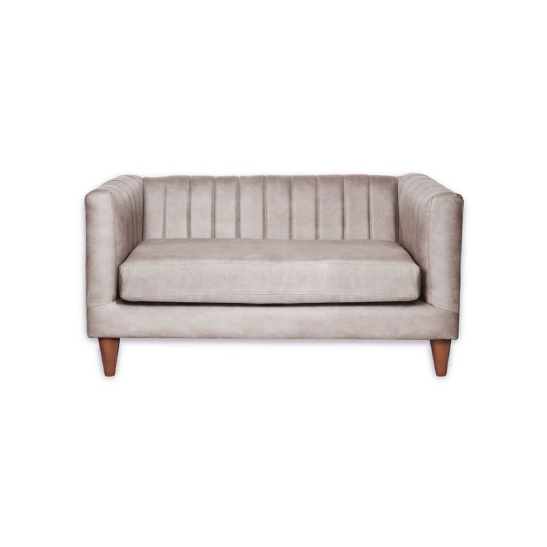 SOFA SORRENTO 2C CUERO KENTUCKY GRIS-0
