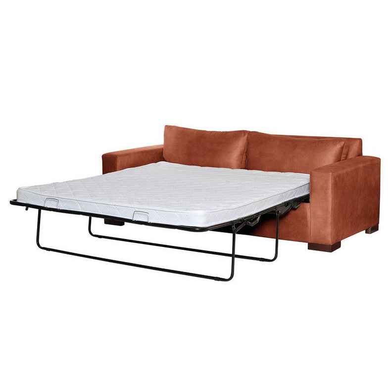 Sofa Cama Livorno 2Pl Cuero Kentucky Tabaco-0