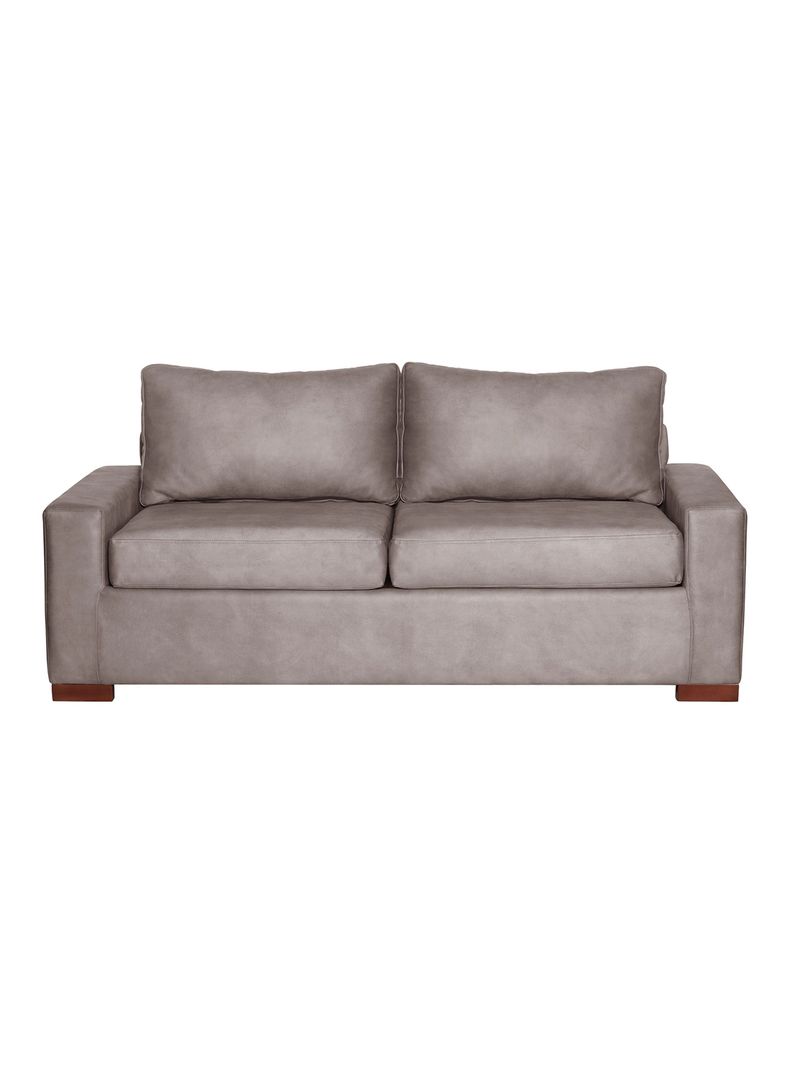 SOFA LIVORNO 3C CUERO KENTUCKY GRIS-0
