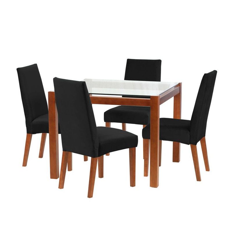 Juego De Comedor Barcelona 1000X1000 S/Cadiz Negro-0
