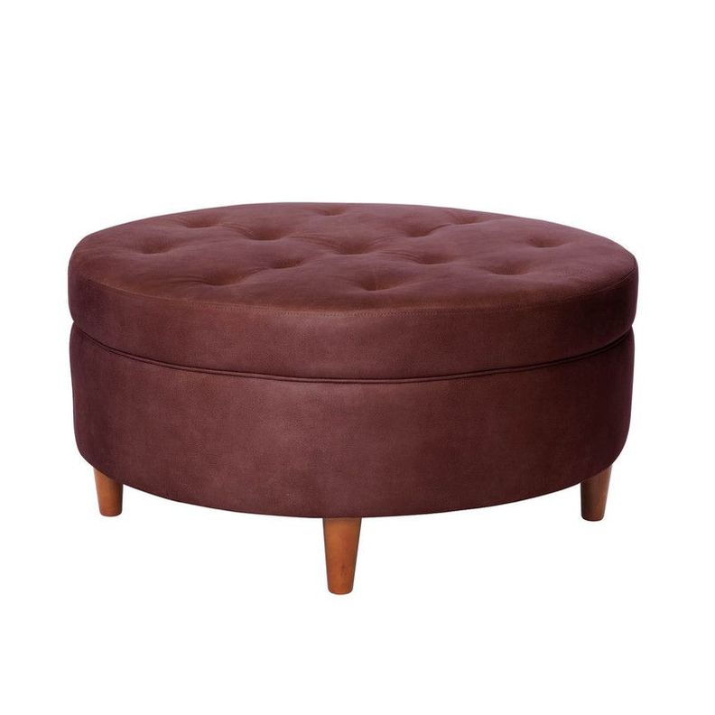 Pouf Paris  Cuero Kentucky Cafe Moro-0